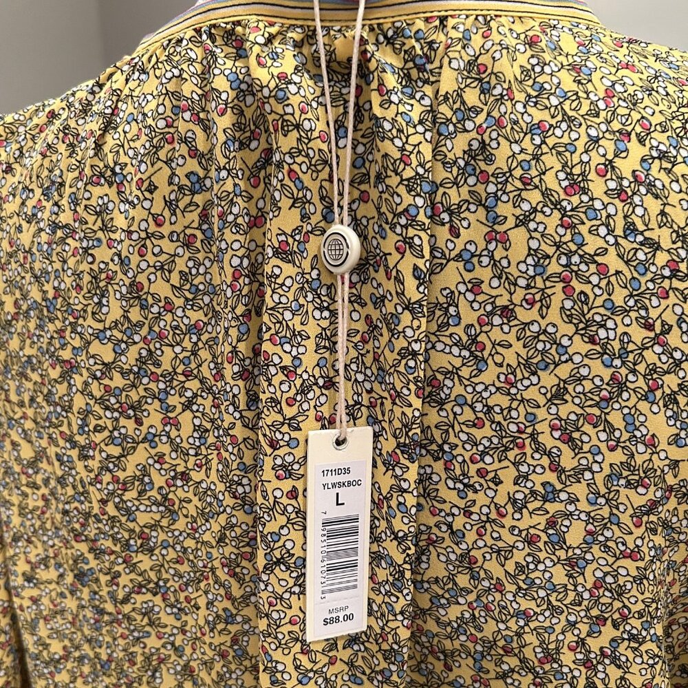 Max Studio Yellow Floral Bohemian - Picture 7 of 7